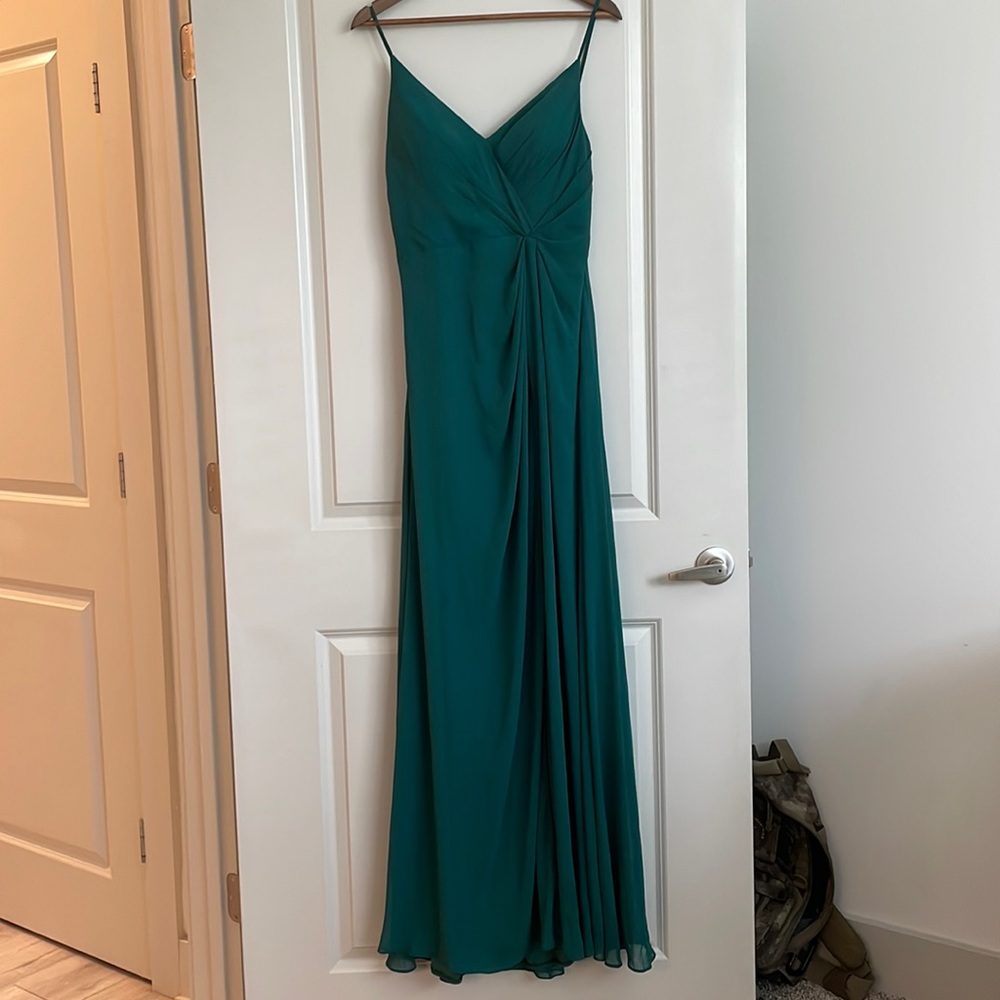 Morillee Madeline Gardner Emerald Bridesmaid Dress